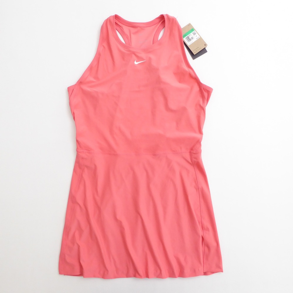 Nike Womens Victory Tennis Dress Pink Dri-FIT Slim Fit Sporty FQ1780-897 XL